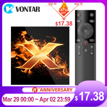 2020 VONTAR X1 4GB RAM 64GB TV Box Android 10 2GB 16GB Set Top Box 1000M Dual Wifi 4K Youtube Smart TV Box 4GB RAM 32GB