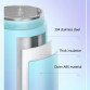 350ml Portable Electric Water Kettle Heating Boiler Smart Cup Aislante Termico Temperature Display Hervidor Electrico De Agua