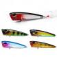 8cm 15g  top water popper fishing lure wobblers artificial biat surface trout hard lure carretilha poper hardbait for fishing