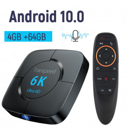 Android 10.0 TV BOX 6K Youtube Voice Assistant 3D 4K 1080P Video TV receiver Wifi 2.4G&5.8G Bluetooth TV Box Set top Box