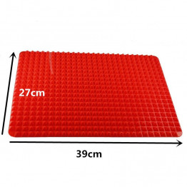 Cake Decorating Tools TV Direct Original Healthy Chef Raised Baking Sheet Barbecue Silicone Roasting Mat 39*27*1 Cm