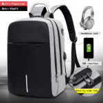 IKEMARTI Men Anti Theft Backpack 14/15.6 Inch Laptop Usb Charging Multifunction Backpacks Waterproof School Business Travel Bags