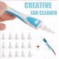 NEW EarWax Cleaner Removal Easy Swab Soft Head Clean Ears Machine Spiral Soft Safe Earpick Tools Include 15PCS Replacement Heads BUY 1 GET 1