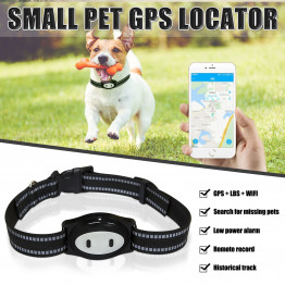 New Arrival IP67 Waterproof Pet Collar GSM AGPS Wifi LBS Mini Light GPS Tracker for Pets Dogs Cats Cattle Sheep Tracking Locator