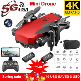 RC Drone UAV 4K HD with Camera Quadrocopter Mini 606 Remote Control Helicopter One-Key Return WIFI Foldable Quadcopter Toy ASSOT