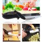 Smart Multi-Function Vegetable Cutter Tool Scissors 2 in 1 Cutting Board Stainless Steel Ourdoor Smart Kitchen Utility Cutter
