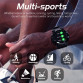 Smart Watch Fitness Tracker Remote Control Bluetooth Watches Heart Rate Monitor Sports Waterproof Wristband with Tempered film