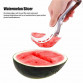 Stainless Steel Watermelon Slicer Fruit Knife Cutter And Ice Cream Ballers Melon Scoop Double Size Spoon Set