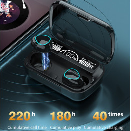 TWS Bluetooth 5.1 Earphones Audio Earbuds HiFi Setero Wireless Headphones 3500mAh Charge Box Waterproof Headsets With Microphone