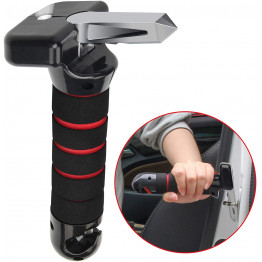 Vehicle Support Handle Portable 4 in 1 Car Assist Handle Auto Cane Grab Bar with LED Flashlight Seatbelt Cutter Window Breaker