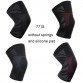 Veidoorn 1PCS Compression Knee Support Sleeve Protector Elastic Knee Pads Brace Springs Gym Sports Basketball Volleyball Running BUY 1 GET 1