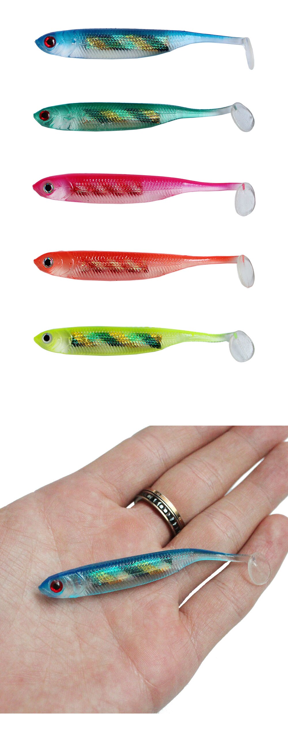 5pcs12pcs-7cm-2g-Wobbler-Fishing-Lure-Rainbow-Shiner-Bait-T-Tail-Bionic-Soft-Silicon-Artificial-Real-4001245118171