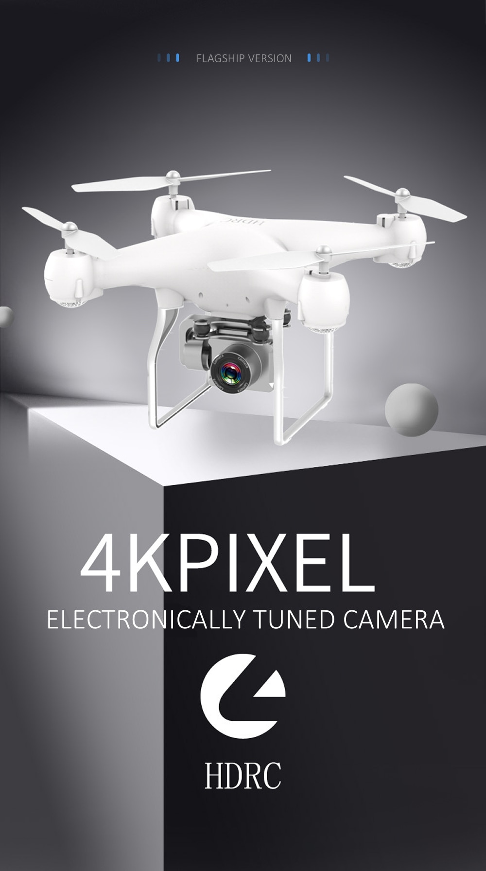RC-Drone-FPV-Quadcopter-UAV-with-ESC-Camera-4K-HD-Profesional-Wide-Angle-Aerial-Photography-Long-Lif-4000573303207