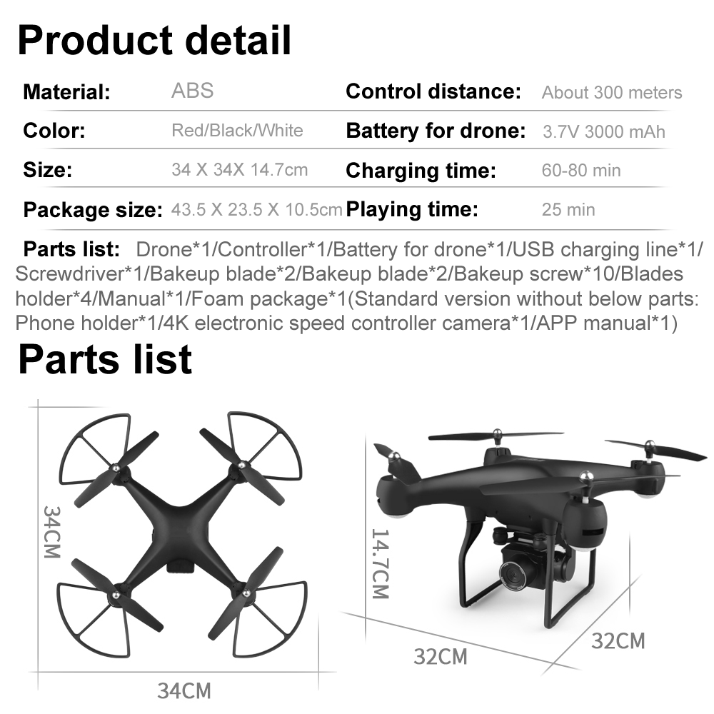 RC-Drone-UAV-with-Aerial-Photography-4K-HD-Pixel-Camera-Remote-Control-4-Axis-Quadcopter-Aircraft-Lo-4001027083204