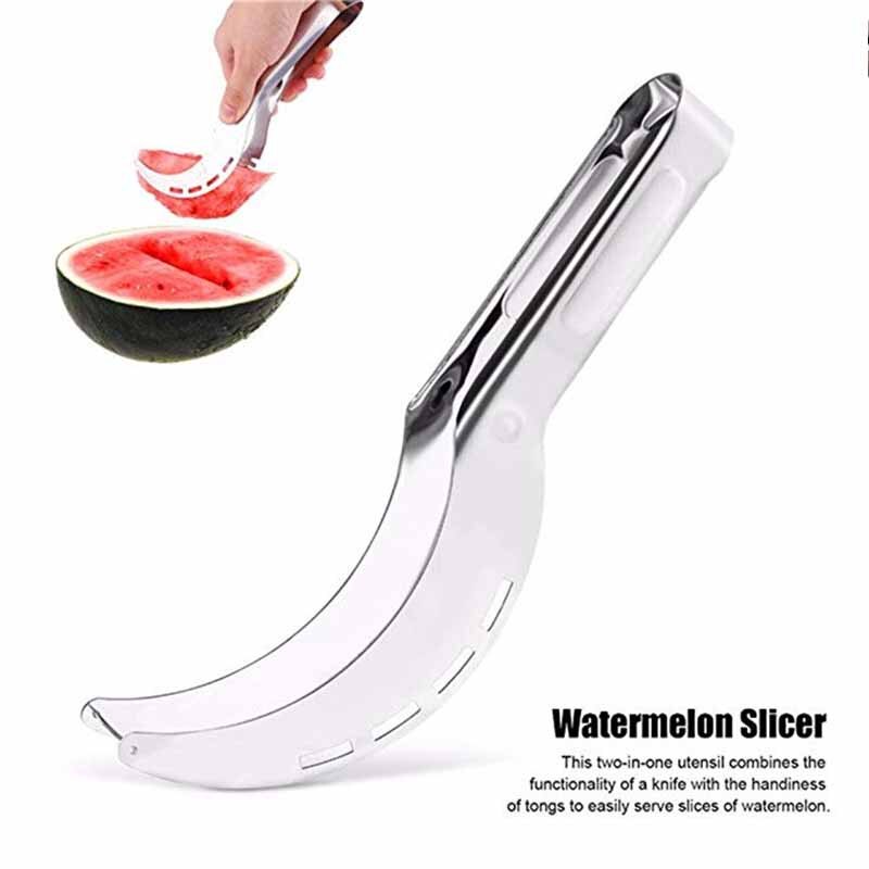Stainless-Steel-Watermelon-Slicer-Fruit-Knife-Cutter-And-Ice-Cream-Ballers-Melon-Scoop-Double-Size-S-33033183948
